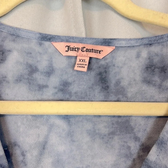 Juicy Couture Tie Dye Long Sleeve Blouse Size XXL - Picture 3 of 6